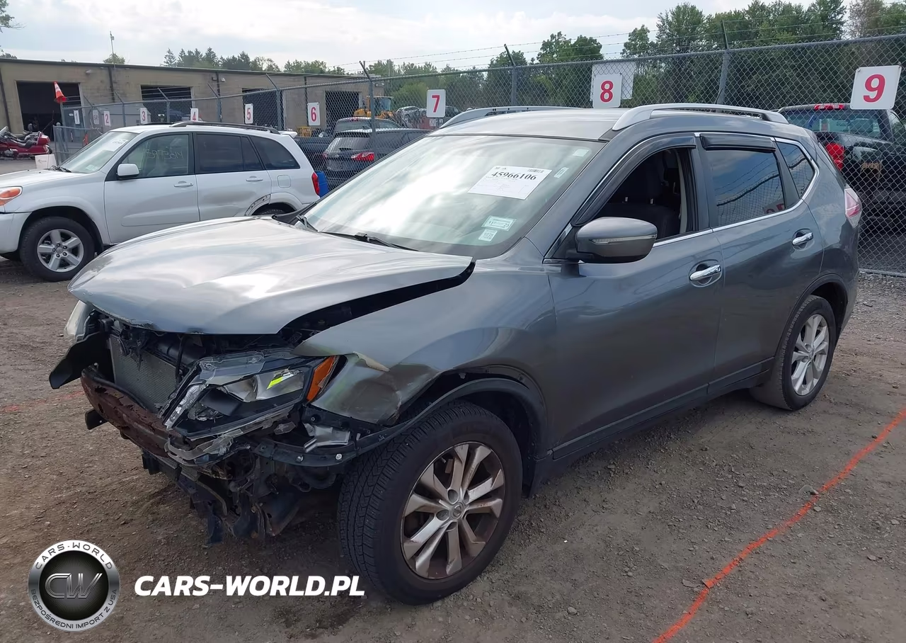 2015 Nissan Rogue Sv VIN:KNMAT2MV8FP546218 - 2