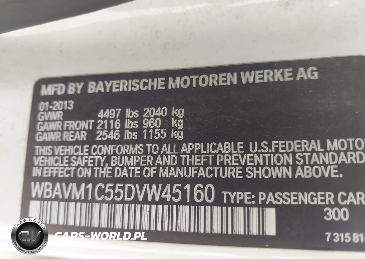 2013 BMW X1 Sdrive28I VIN:WBAVM1C55DVW45160 - 9
