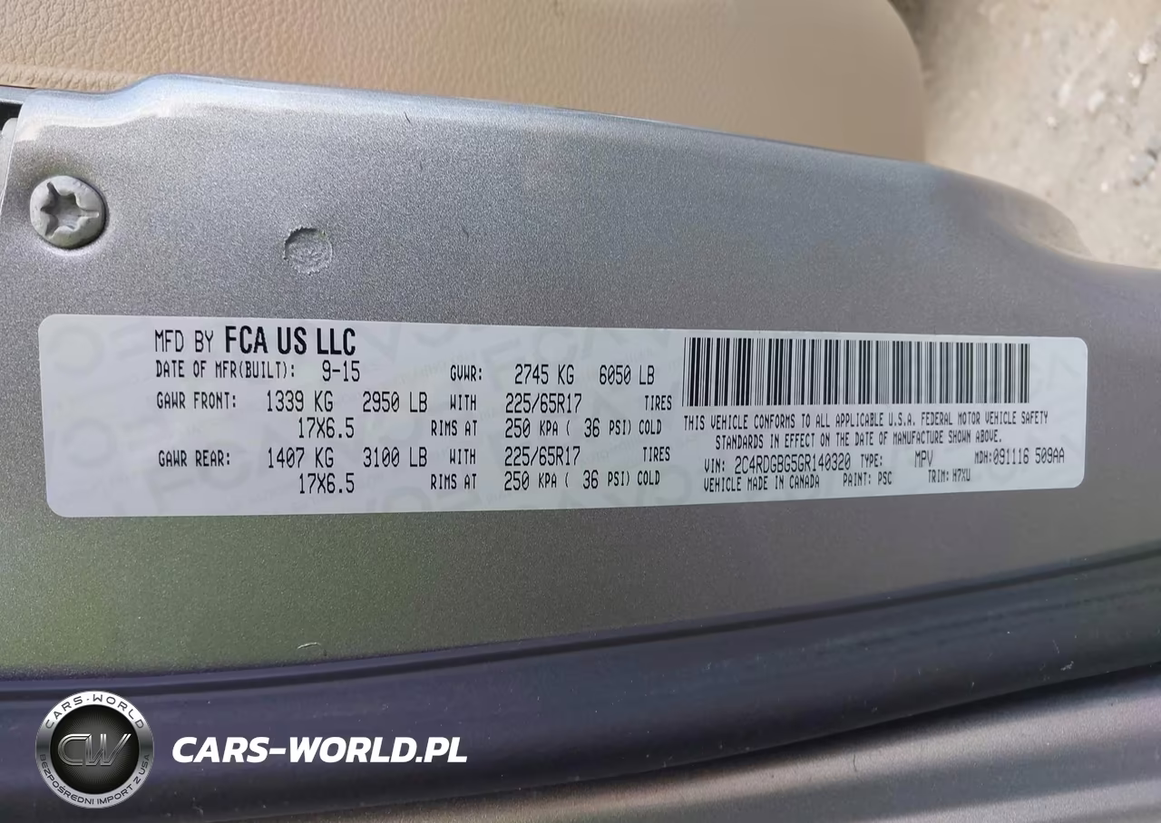 2016 Dodge Grand Caravan Se VIN:2C4RDGBG5GR140320 - 9