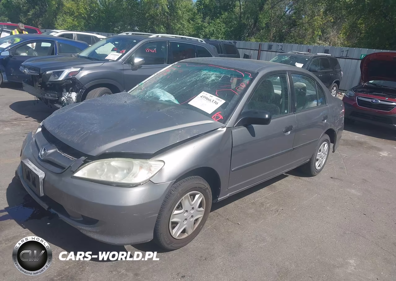 2005 Honda Civic Vp VIN:1HGES16385L026554 - 2