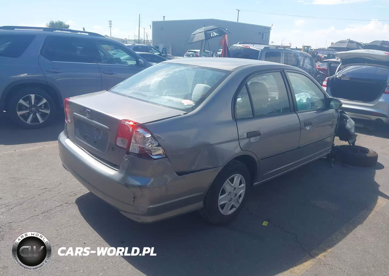 2005 Honda Civic Vp VIN:1HGES16385L026554 - 4