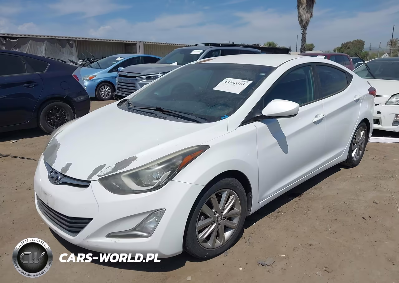 2015 Hyundai Elantra Se VIN:5NPDH4AEXFH640126 - 2