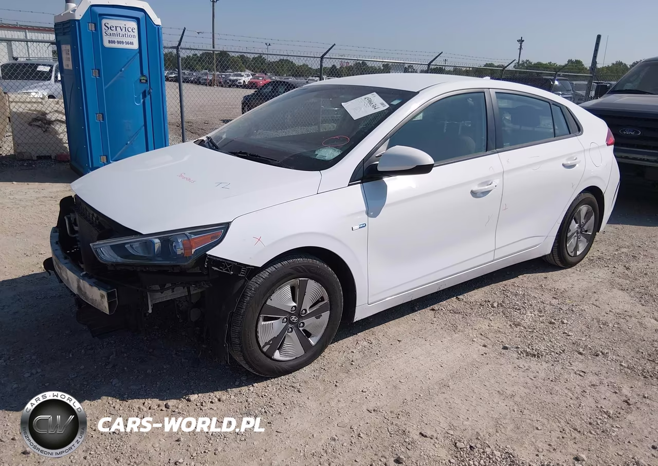 2017 Hyundai Ioniq Hybrid Blue VIN:KMHC65LC9HU030970 - 2