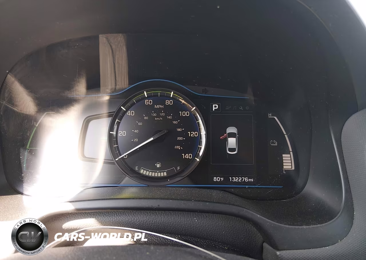 2017 Hyundai Ioniq Hybrid Blue VIN:KMHC65LC9HU030970 - 7