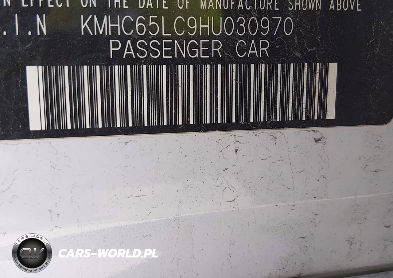 2017 Hyundai Ioniq Hybrid Blue VIN:KMHC65LC9HU030970 - 9