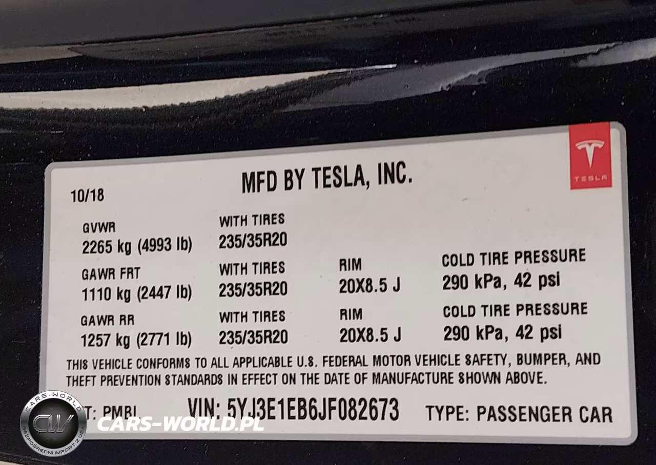 2018 Tesla Model 3 Long Range-Performance VIN:5YJ3E1EB6JF082673 - 9