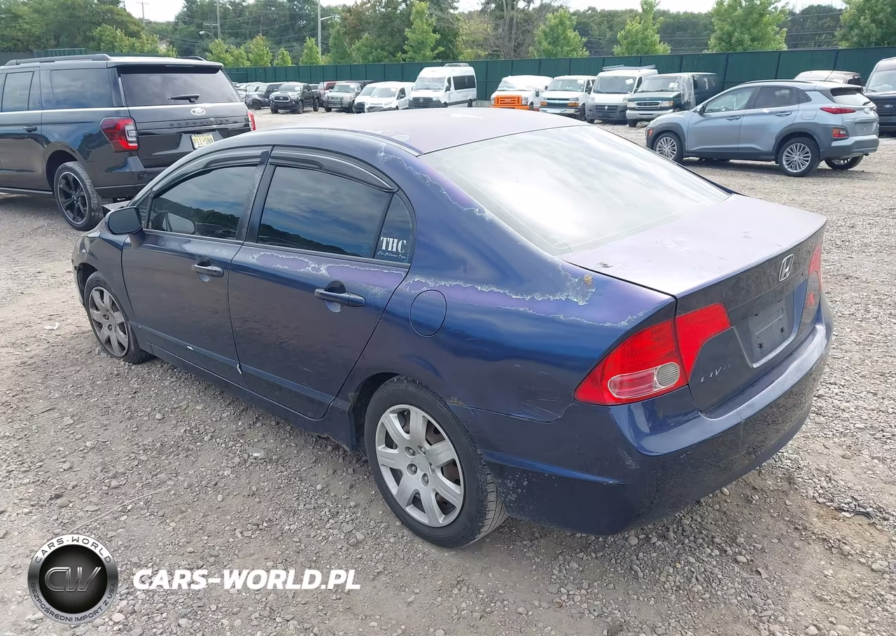 2008 Honda Civic Lx VIN:2HGFA16558H527069 - 3
