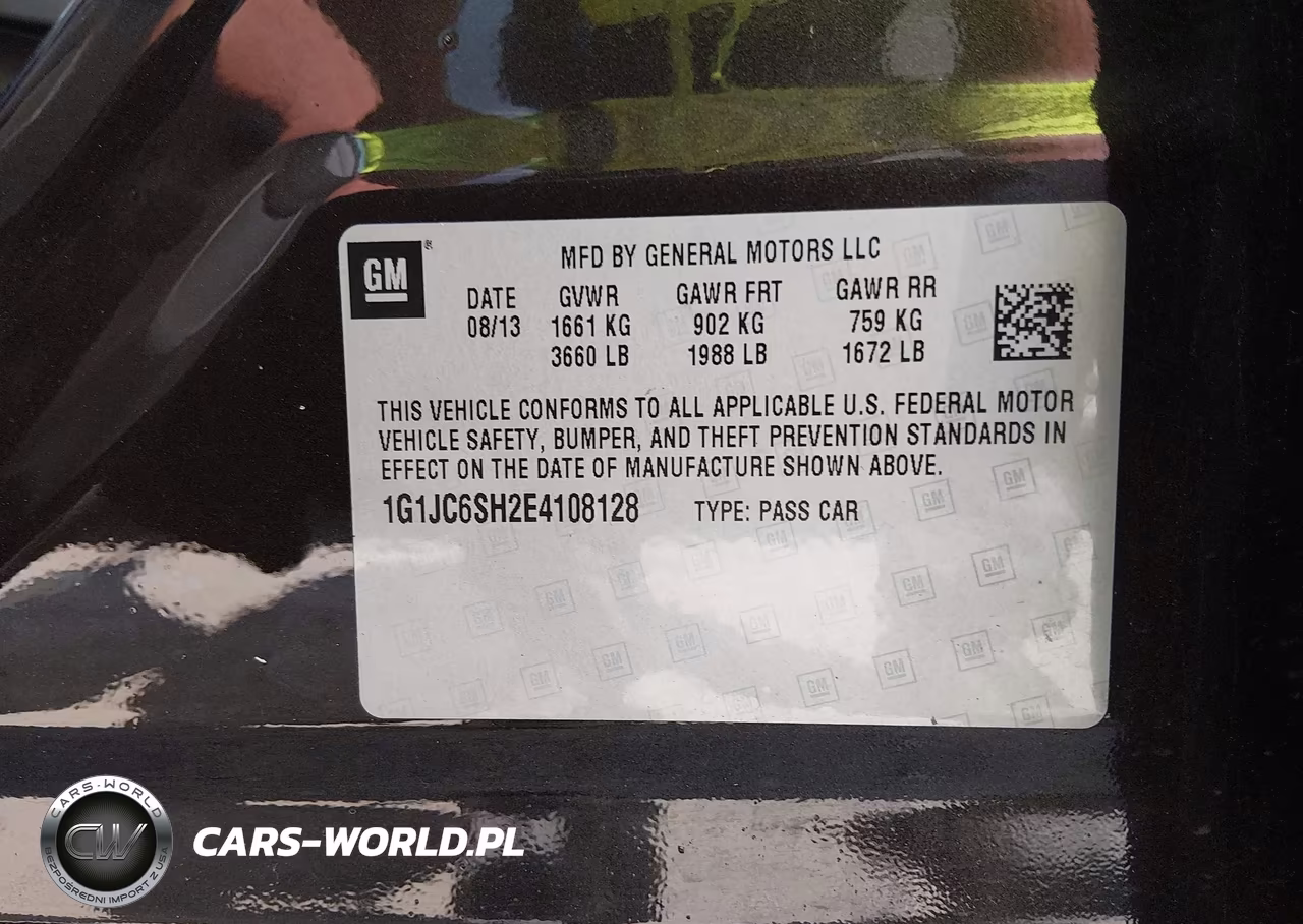 2014 Chevrolet Sonic Lt Auto VIN:1G1JC6SH2E4108128 - 9