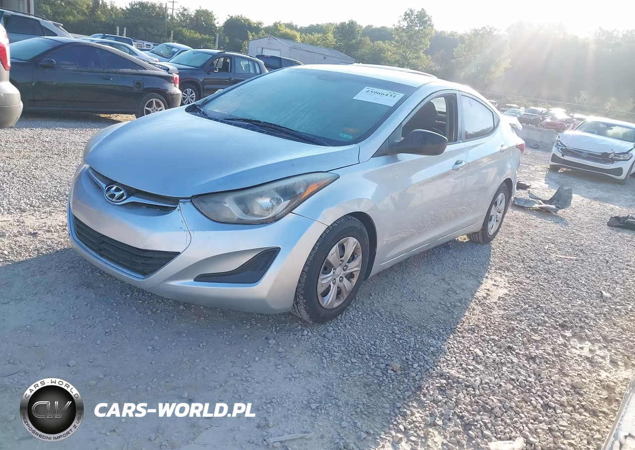 2016 Hyundai Elantra Se VIN:5NPDH4AE9GH751932 - 2