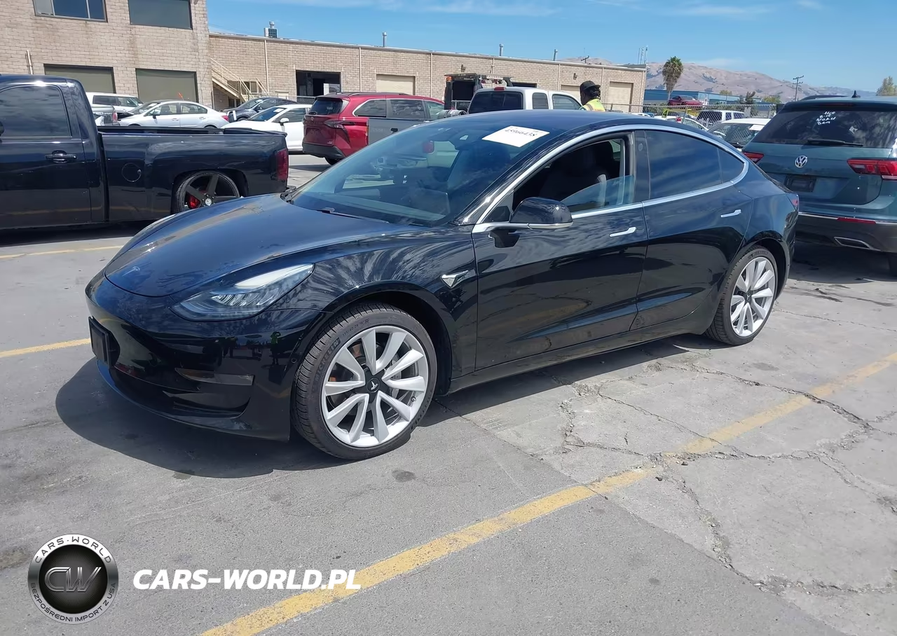 2018 Tesla Model 3 Long Range-Mid Range VIN:5YJ3E1EA3JF023507 - 2