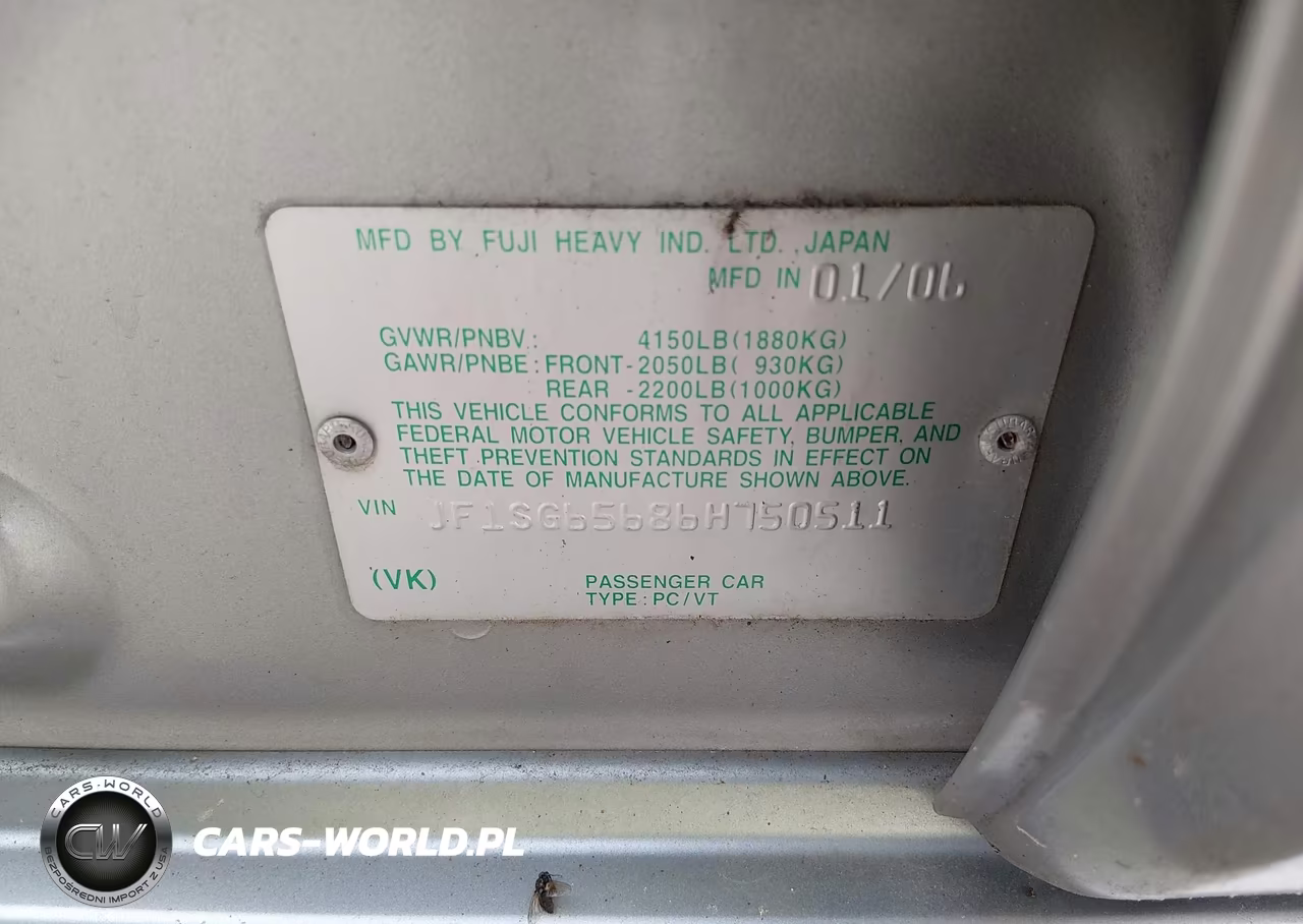 2006 Subaru Forester 2.5X VIN:JF1SG65686H750511 - 9
