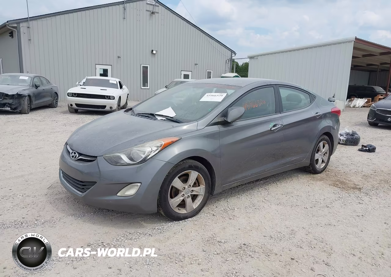 2012 Hyundai Elantra Gls VIN:5NPDH4AE0CH116642 - 2