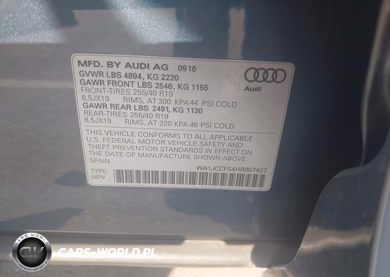 2017 Audi Q3 2.0T Premium VIN:WA1JCCFS4HR007427 - 9