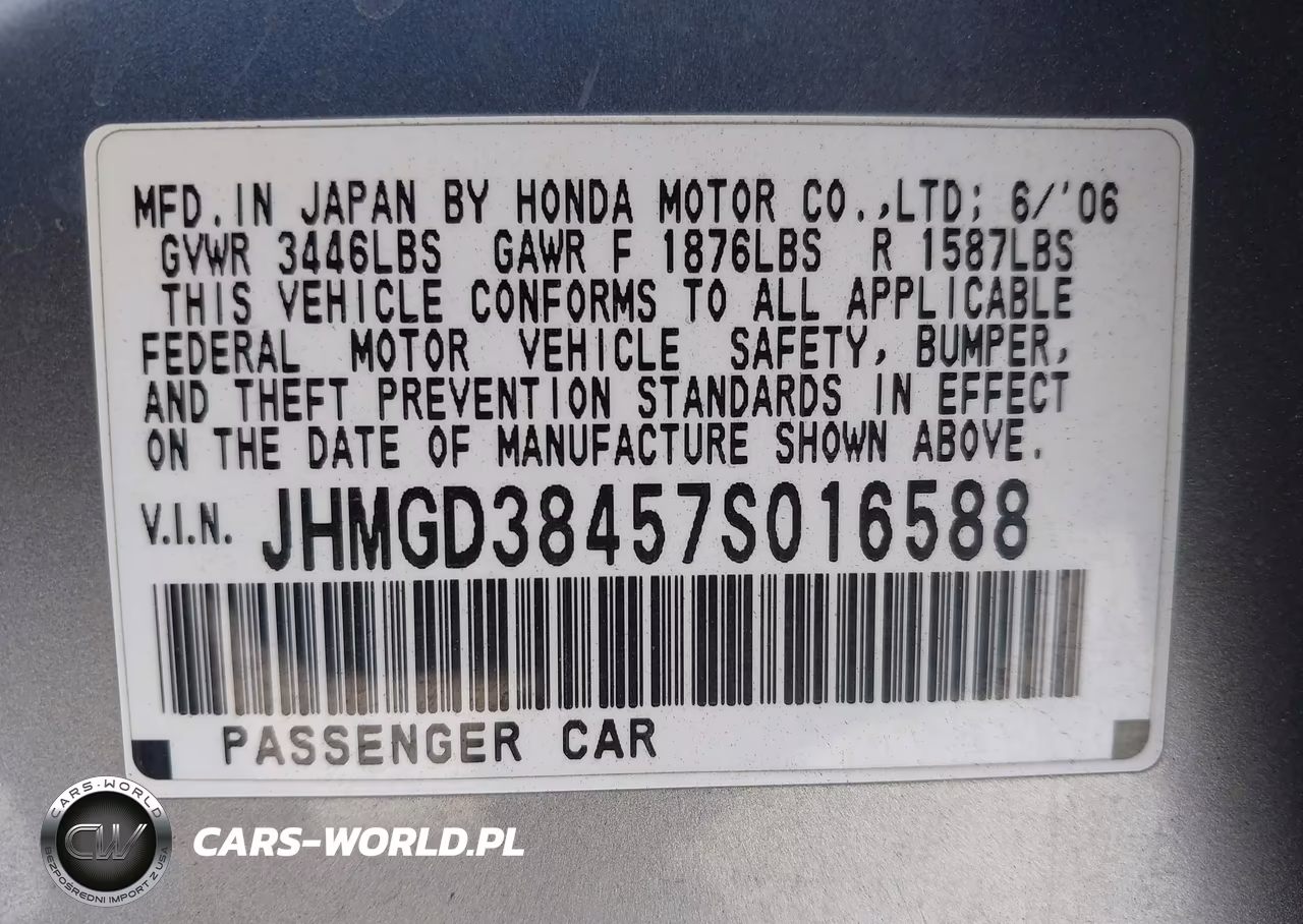 2007 Honda Fit VIN:JHMGD38457S016588 - 9