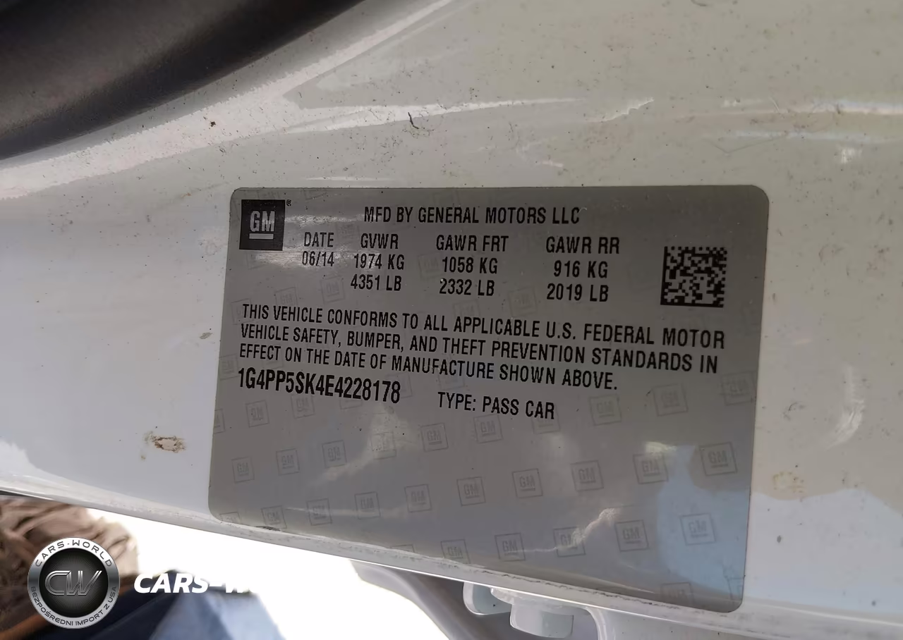 2014 Buick Verano VIN:1G4PP5SK4E4228178 - 9