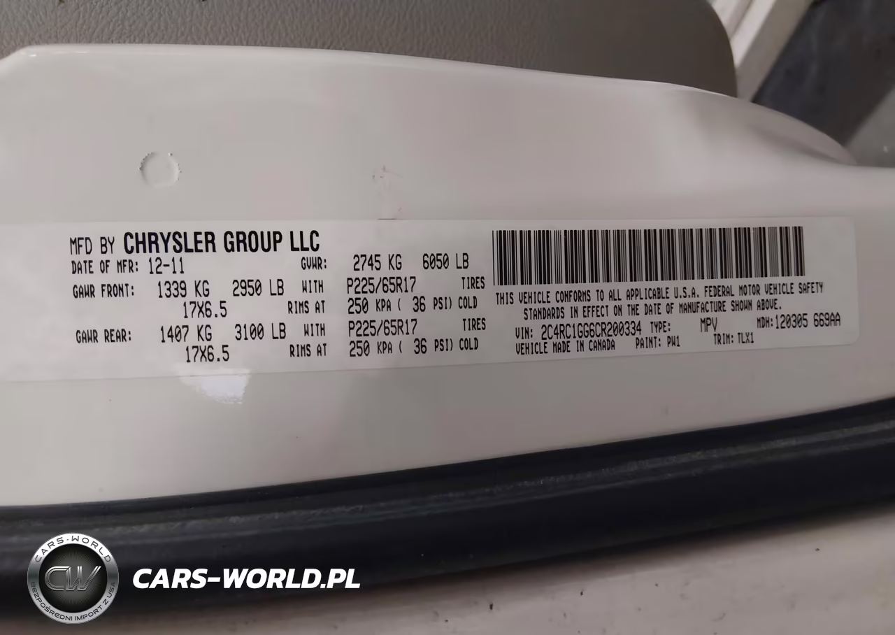 2012 Chrysler Town & Country Limited VIN:2C4RC1GG6CR200334 - 9