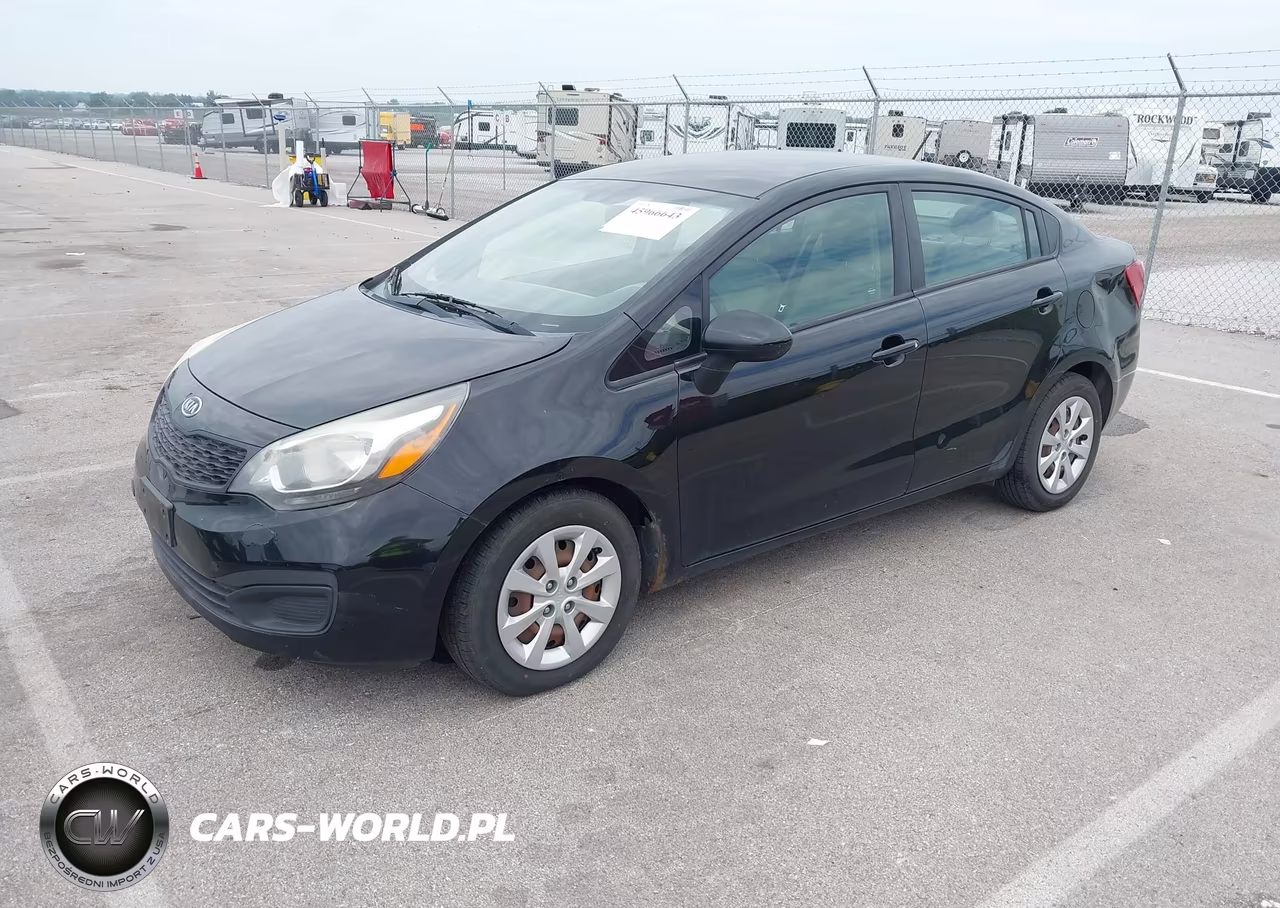 2012 Kia Rio Lx VIN:KNADM4A38C6047202 - 2