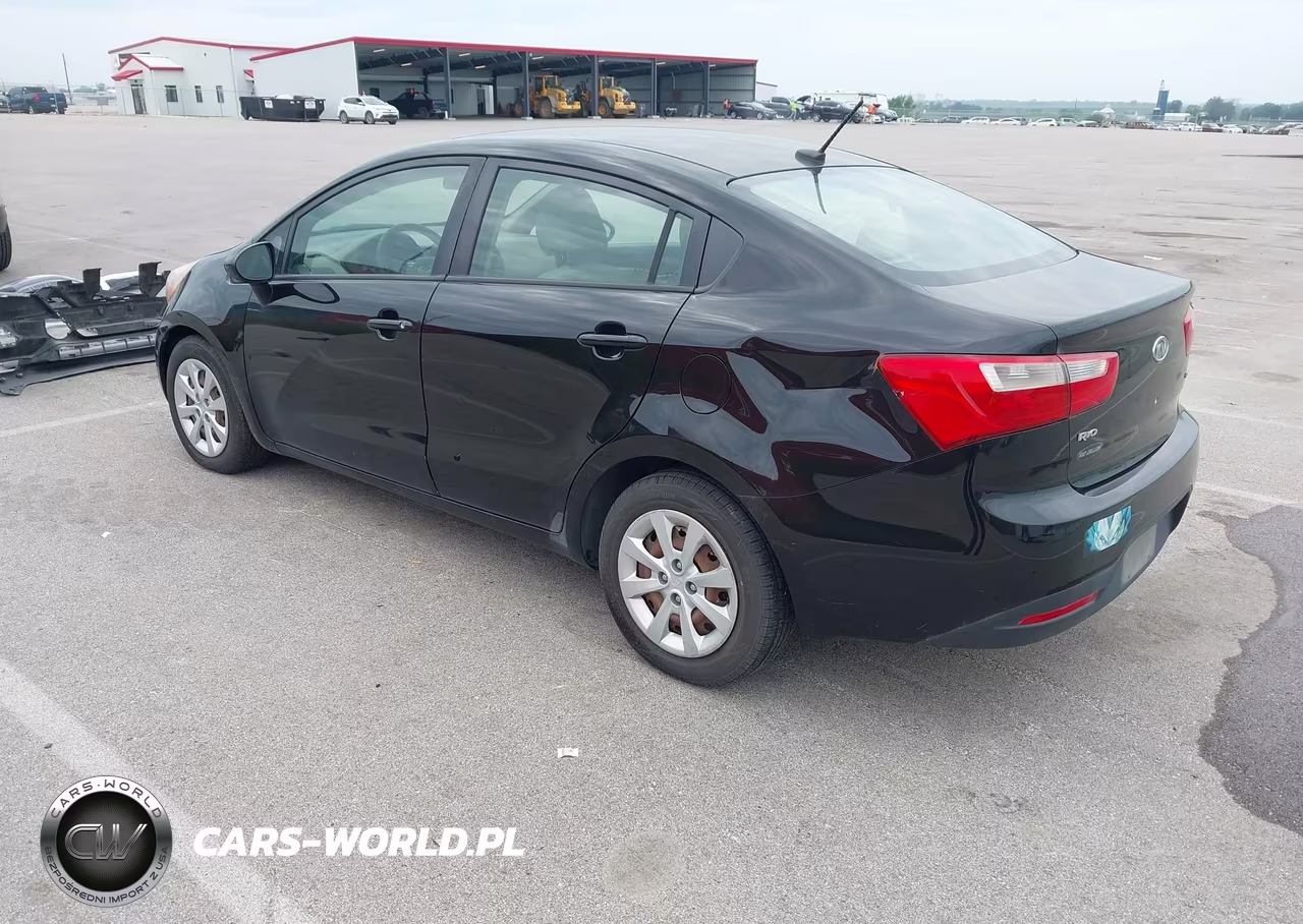 2012 Kia Rio Lx VIN:KNADM4A38C6047202 - 3