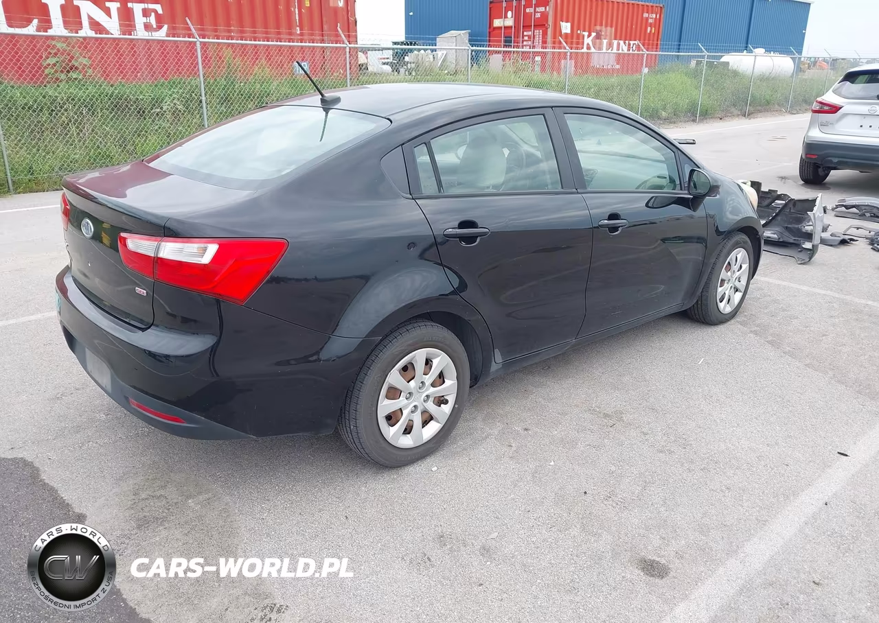 2012 Kia Rio Lx VIN:KNADM4A38C6047202 - 4