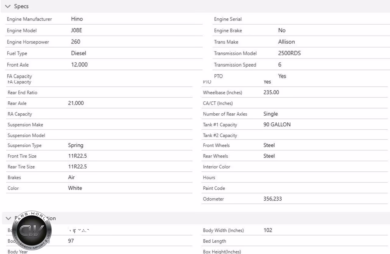 2018 Hino 338 Box Truck VIN:5PVNV8JR4J4S51228 - 13