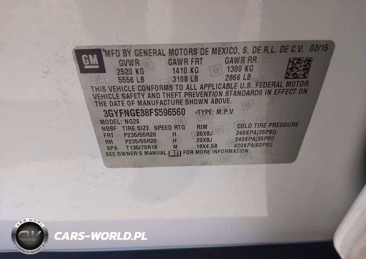 2015 Cadillac Srx Premium Collection VIN:3GYFNGE38FS596560 - 9