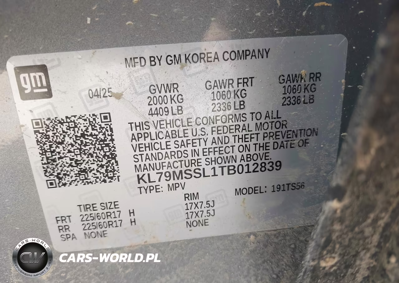 2026 Chevrolet Trailblazer Awd Activ VIN:KL79MSSL1TB012839 - 9