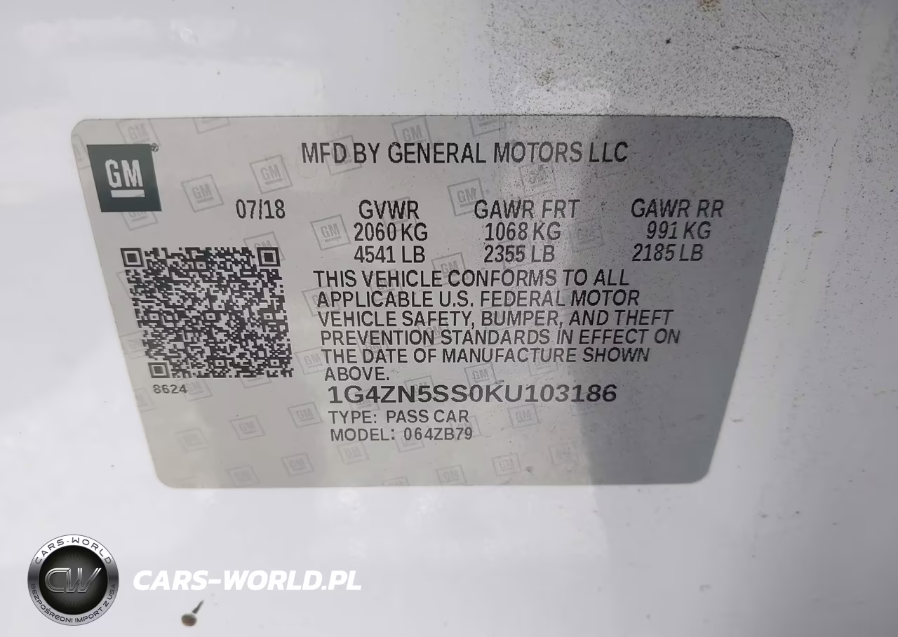 2019 Buick Lacrosse Fwd Preferred VIN:1G4ZN5SS0KU103186 - 9
