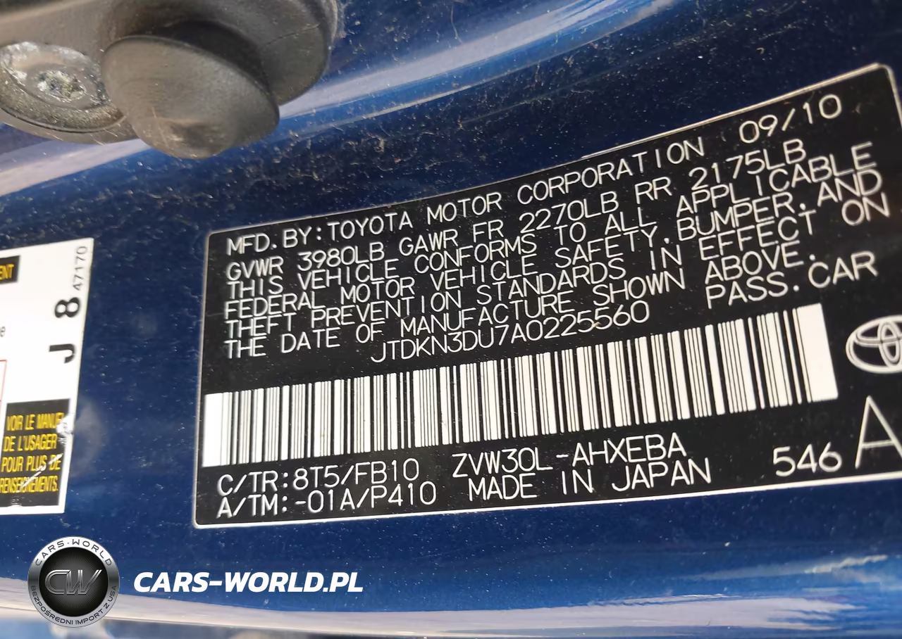 2010 Toyota Prius Ii VIN:JTDKN3DU7A0225560 - 9