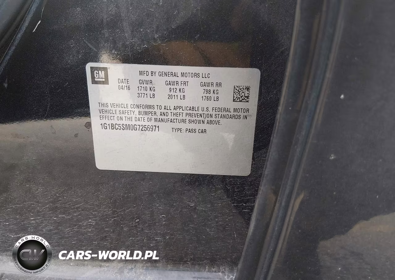 2016 Chevrolet Cruze Ls Auto VIN:1G1BC5SM0G7256971 - 9