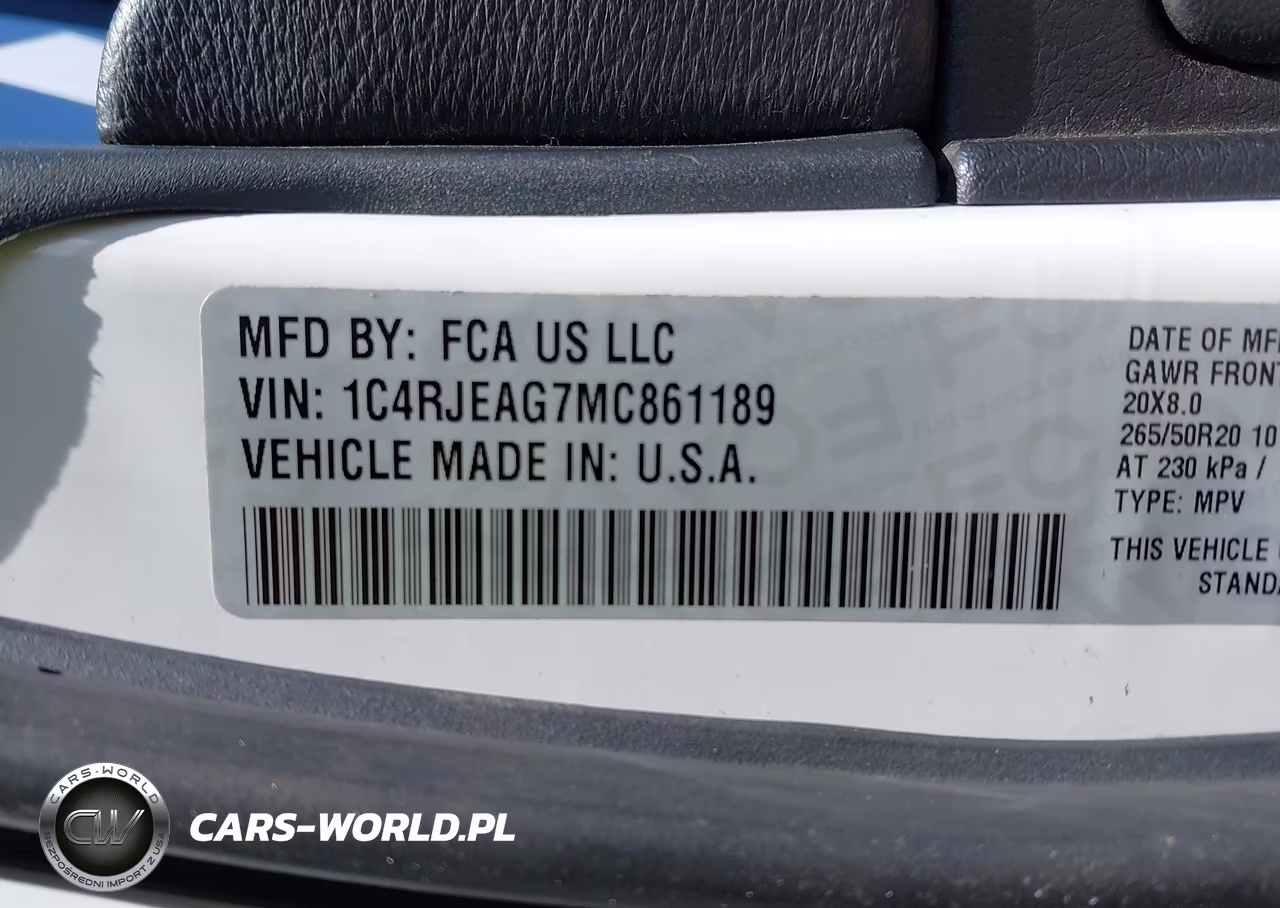 2021 Jeep Grand Cherokee Laredo X 4X2 VIN:1C4RJEAG7MC861189 - 9