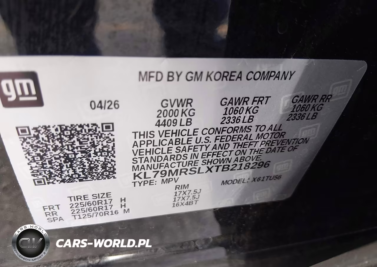 2026 Chevrolet Trailblazer Awd Lt VIN:KL79MRSLXTB218296 - 9