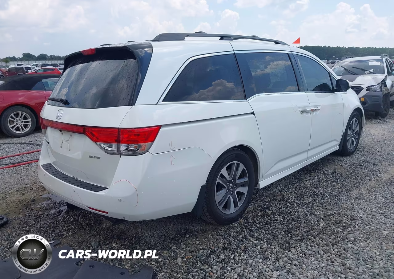 2014 Honda Odyssey Touring-Touring Elite VIN:5FNRL5H95EB058287 - 4