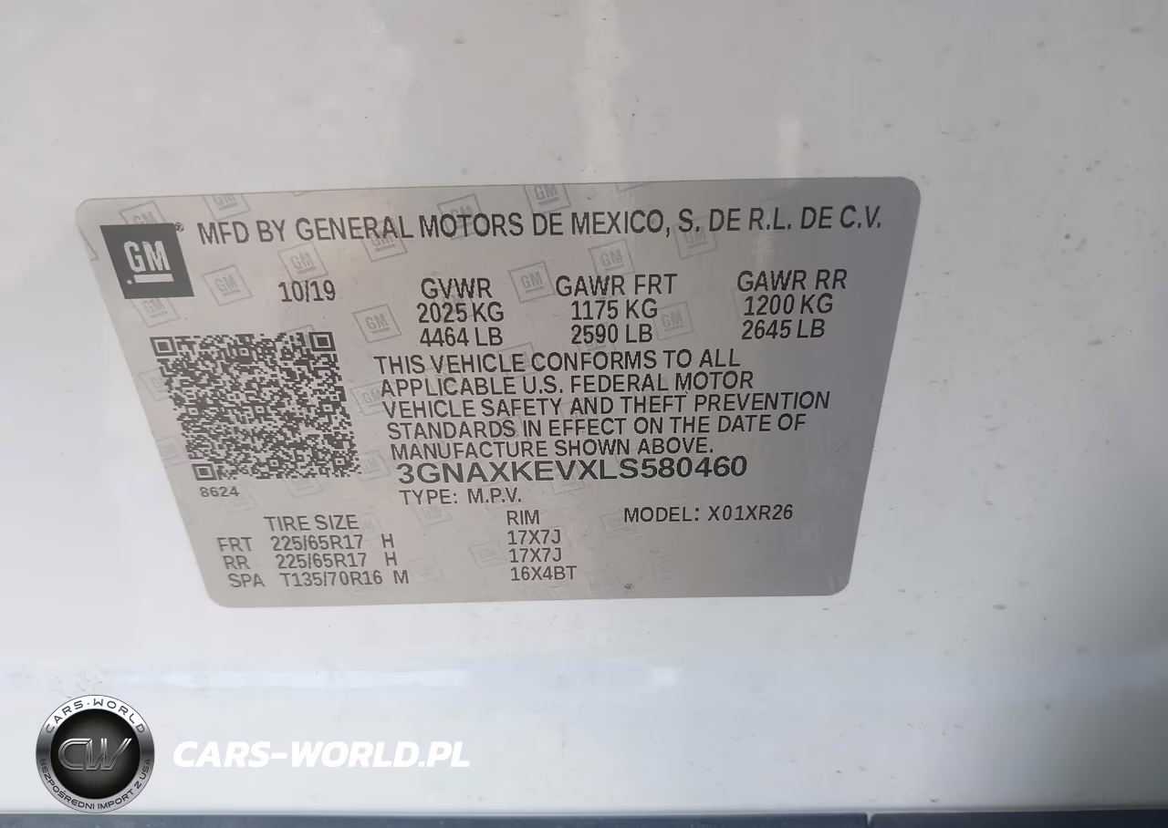 2020 Chevrolet Equinox Fwd Lt 1.5L Turbo VIN:3GNAXKEVXLS580460 - 9