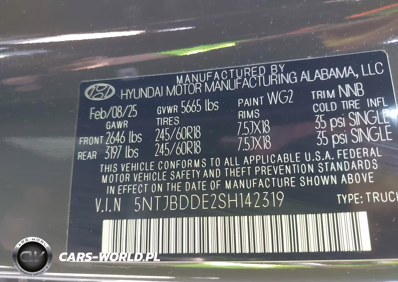 2025 Hyundai Santa Cruz Sel VIN:5NTJBDDE2SH142319 - 9