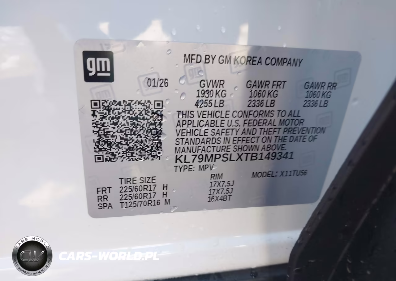 2026 Chevrolet Trailblazer Fwd Lt VIN:KL79MPSLXTB149341 - 9