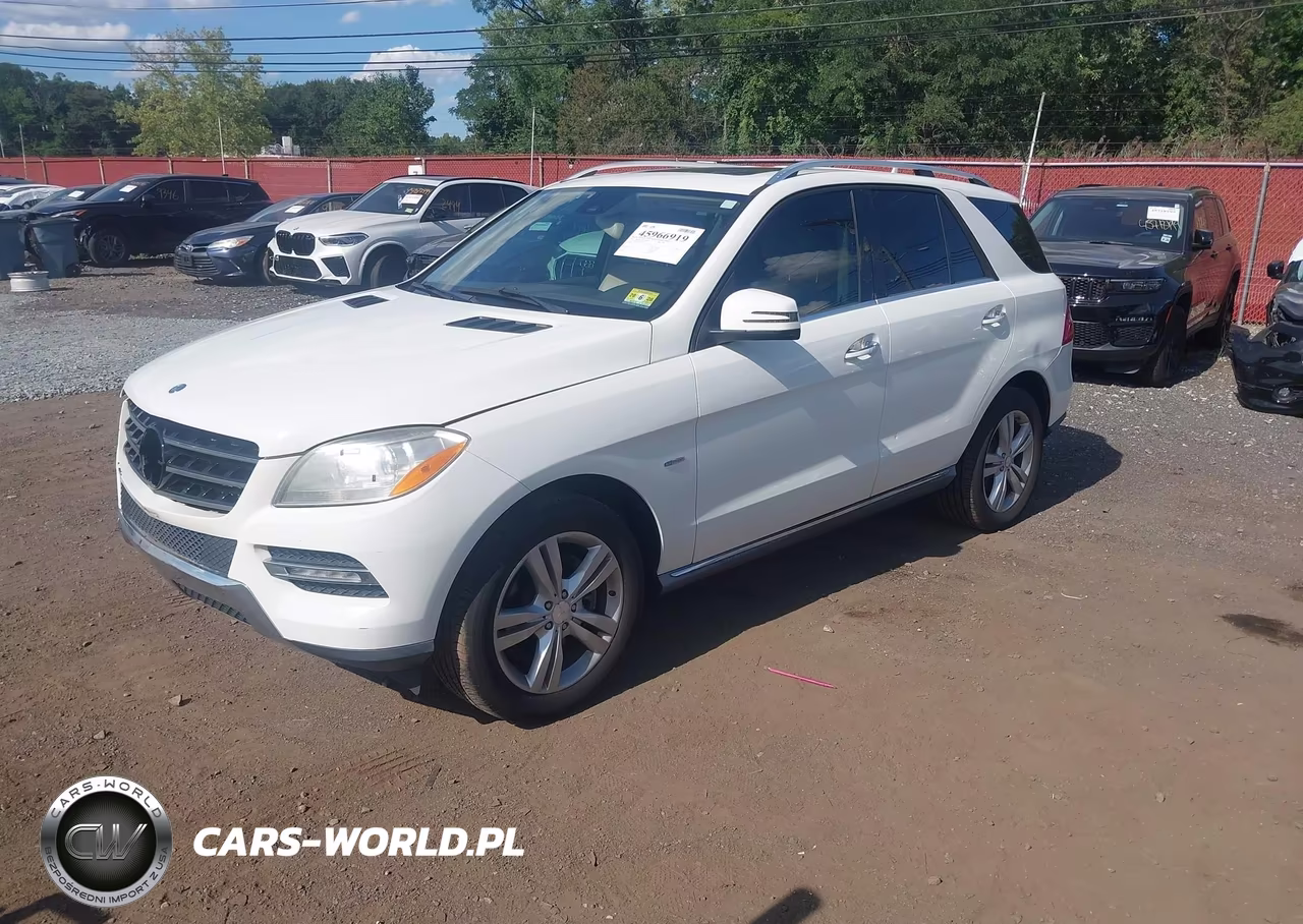 2012 Mercedes-Benz Ml 350 4Matic VIN:4JGDA5HB1CA002271 - 2