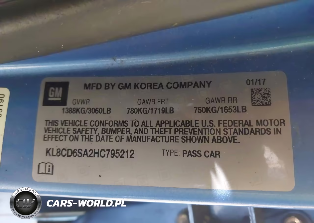 2017 Chevrolet Spark 1Lt Cvt VIN:KL8CD6SA2HC795212 - 9
