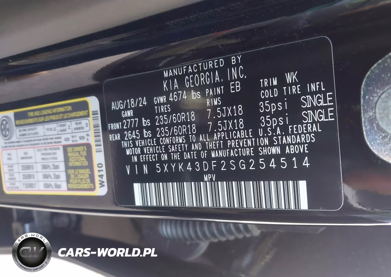 2025 Kia Sportage Sx VIN:5XYK43DF2SG254514 - 9