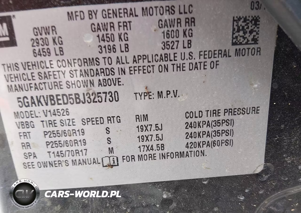 2011 Buick Enclave 1Xl VIN:5GAKVBED5BJ325730 - 9