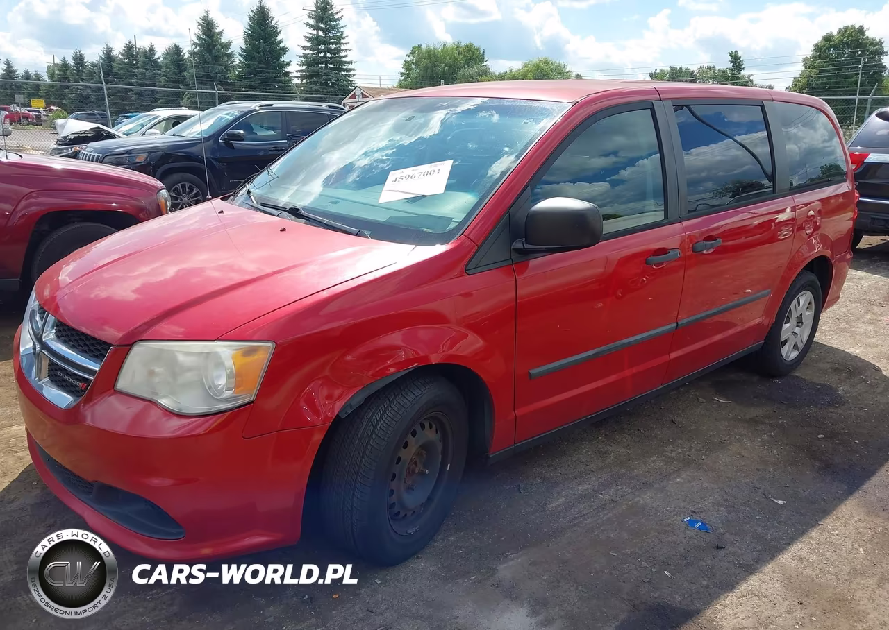 2013 Dodge Grand Caravan American Value Pkg VIN:2C4RDGBG4DR648452 - 2