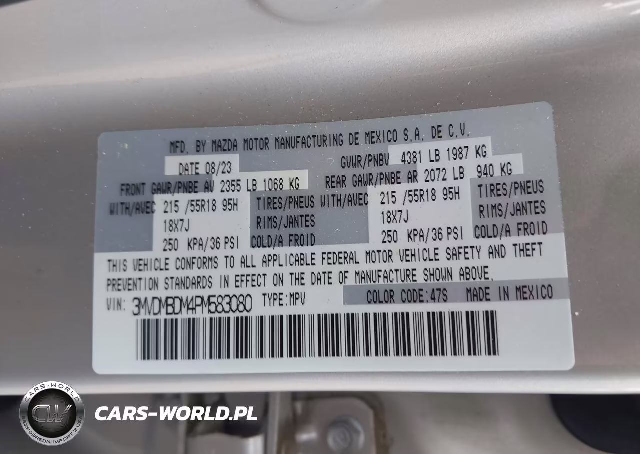 2023 Mazda Cx-30 2.5 S Premium VIN:3MVDMBDM4PM583080 - 9