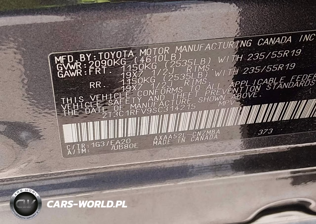 2025 Toyota Rav4 Xle Premium VIN:2T3C1RFV9SC314215 - 9