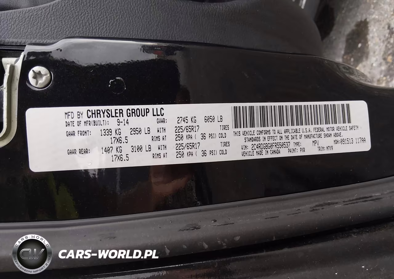 2015 Dodge Grand Caravan Se VIN:2C4RDGBG0FR550537 - 9