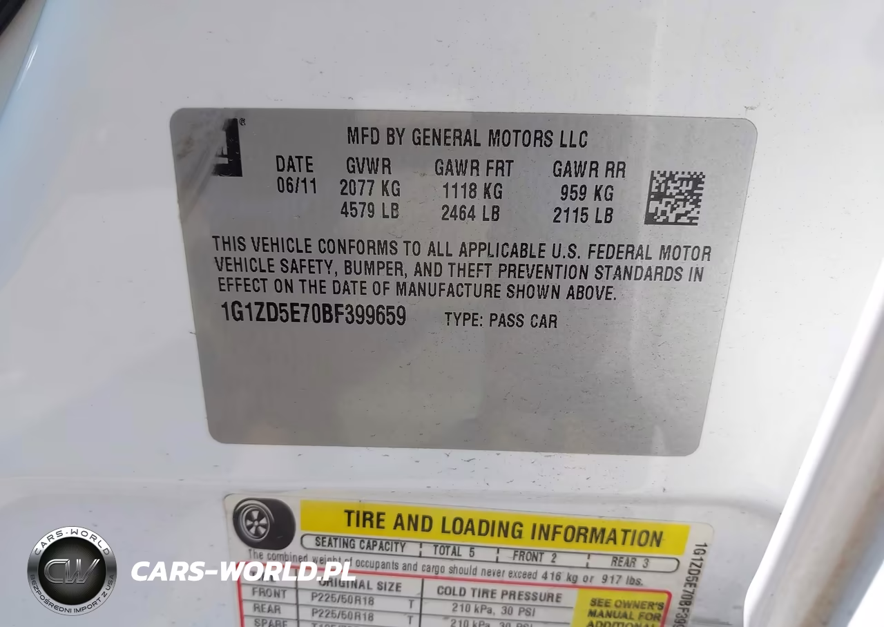 2011 Chevrolet Malibu 2Lt VIN:1G1ZD5E70BF399659 - 9