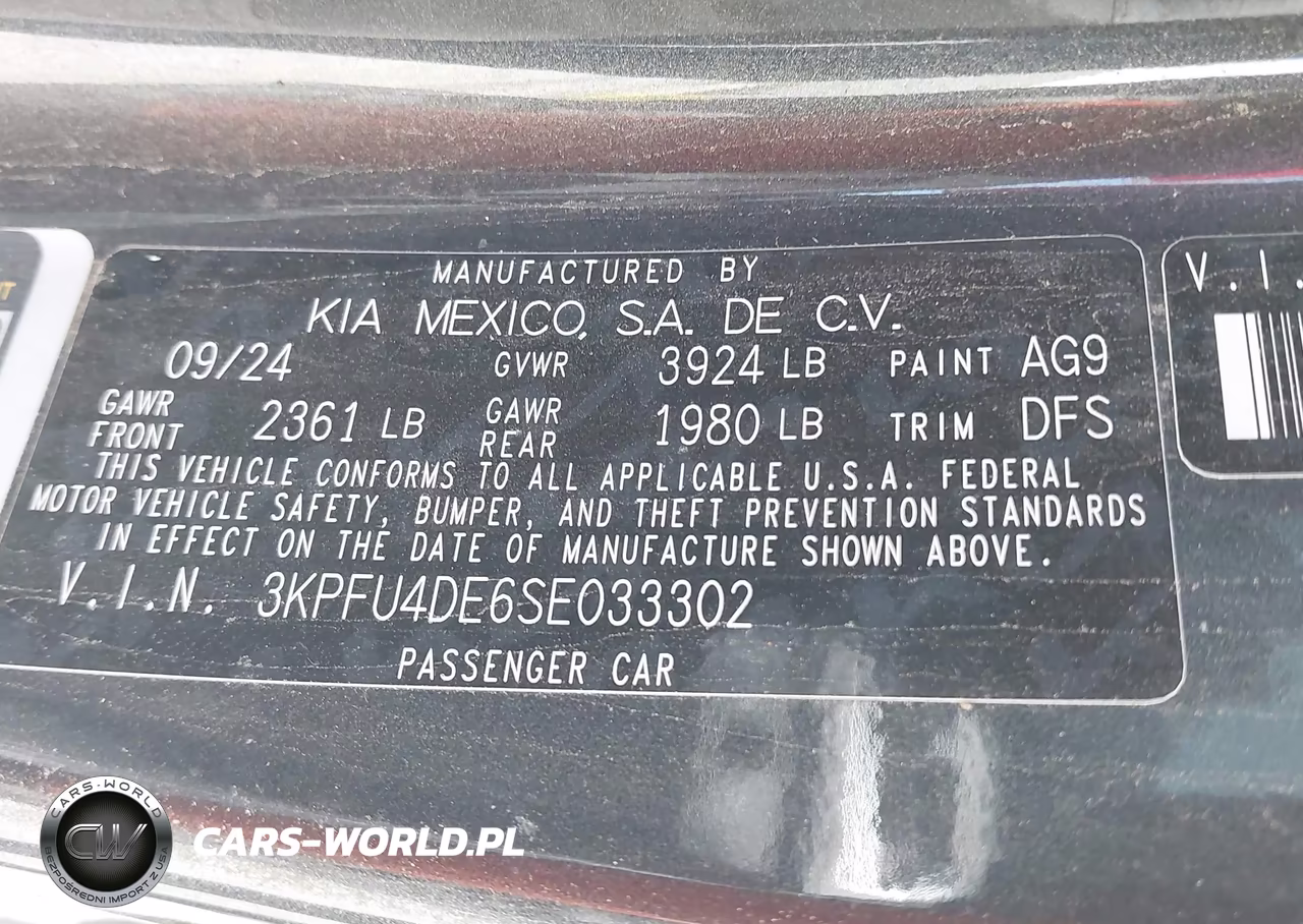 2025 Kia K4 Ex VIN:3KPFU4DE6SE033302 - 9