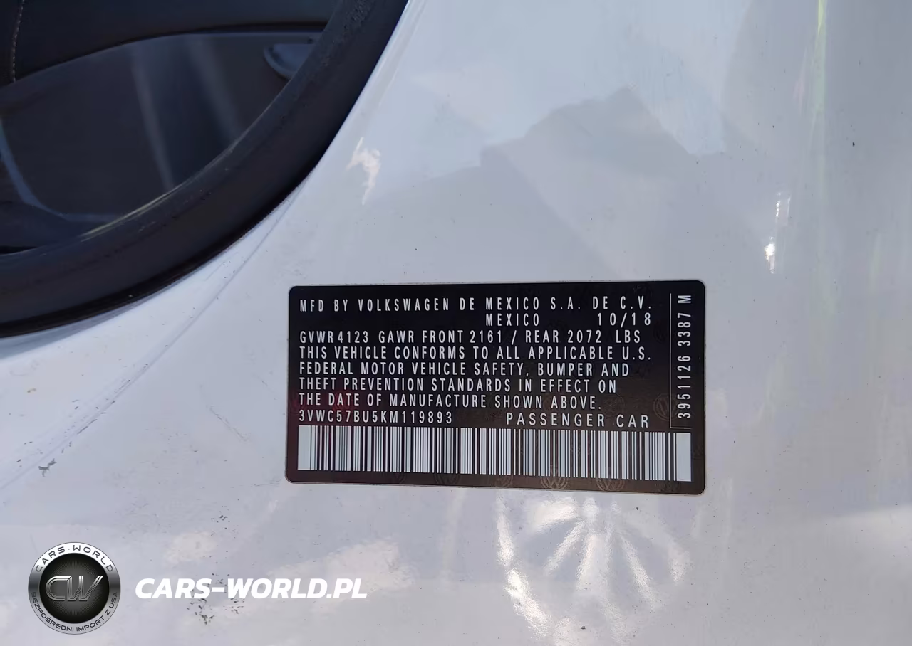 2019 Volkswagen Jetta 1.4T R-Line-1.4T S-1.4T Se VIN:3VWC57BU5KM119893 - 9