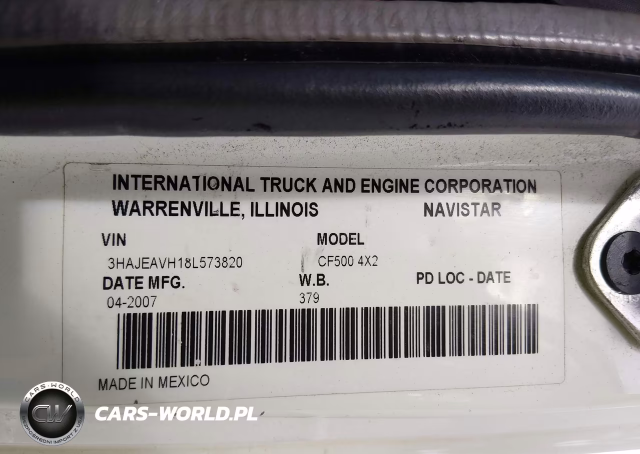 2008 International Cf 500 VIN:3HAJEAVH18L573820 - 8