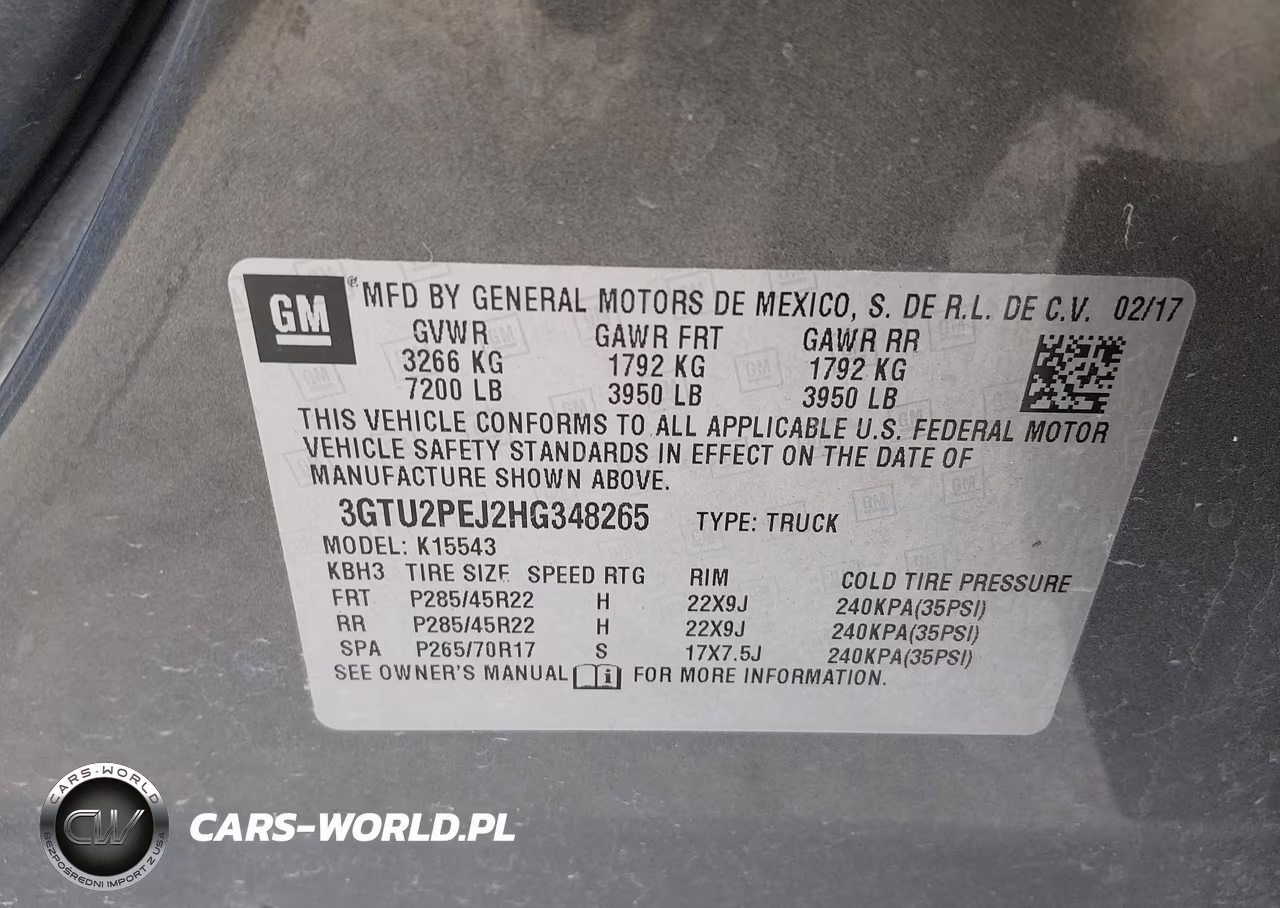 2017 GMC Sierra 1500 Denali VIN:3GTU2PEJ2HG348265 - 9