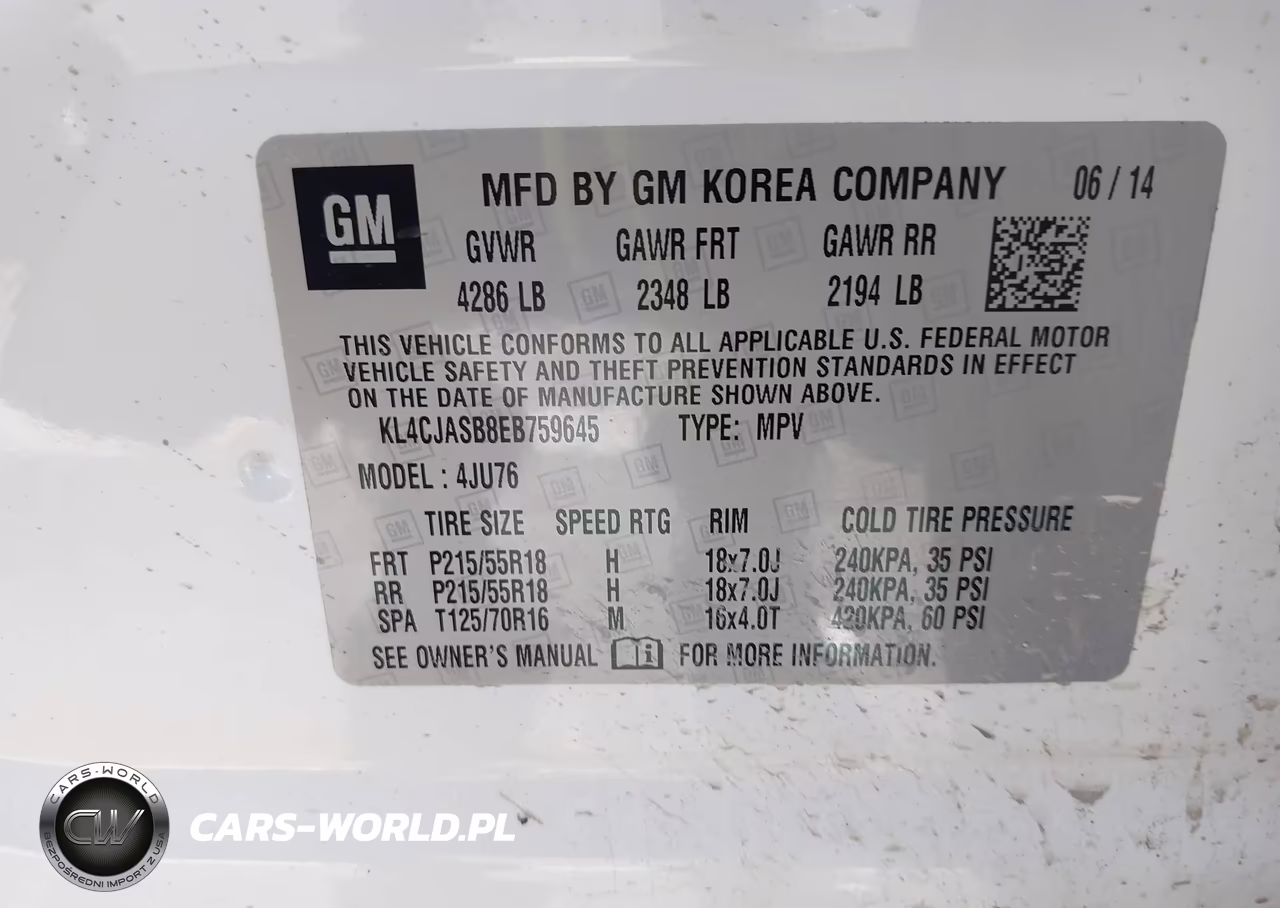 2014 Buick Encore VIN:KL4CJASB8EB759645 - 8