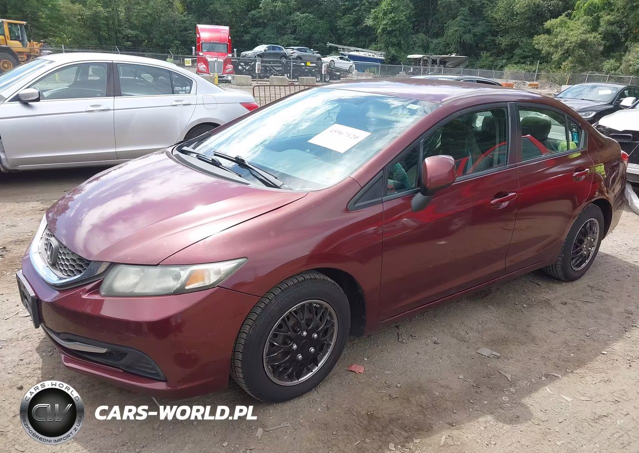 2013 Honda Civic Lx VIN:2HGFB2F53DH526855 - 2